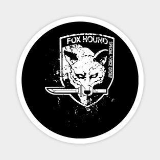 fox grunge hound Magnet